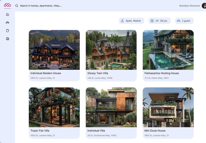 Property Booking Platform UI